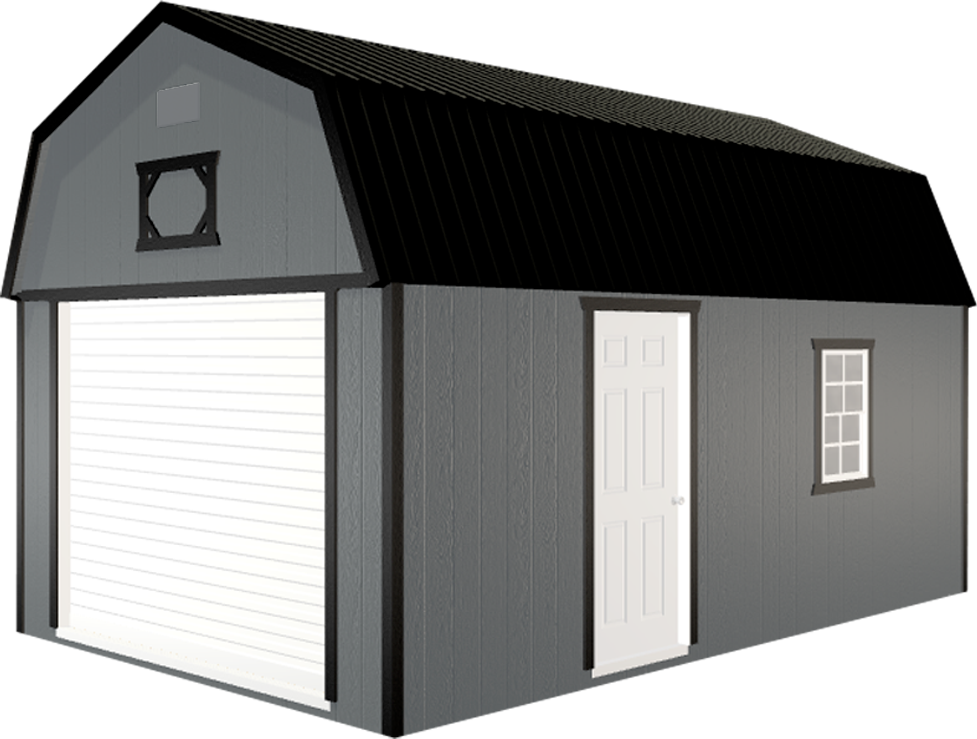 lofted garage