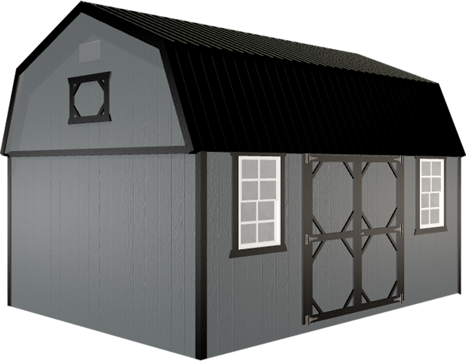lofted garden shed
